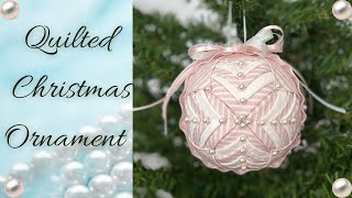 Quilted Christmas Ornament | No sew ornament