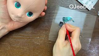 TUTORIAL Doll : How to make doll face drawing