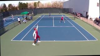 College Tennis - No 1 Doubles Denver Univ Upsets UC Santa Barbara (9)