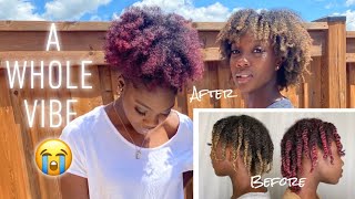 WE TRIED HAIR PAINT WAX ON OUR TYPE 4 NATURAL HAIR | A Review