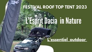 Retour Nature avec Dacia au Festival Roof Top Tent 2023