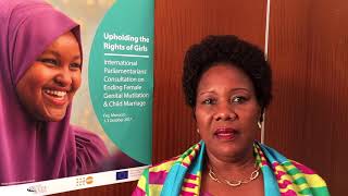 Florence Mutua MP, Kenya - The role of parliamentarians in ending child marriage & FGM.