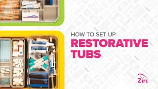 Zirc Dental Products | Restorative Tub Setup