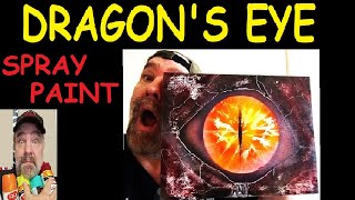 Dragon's Eye Spray Paint Rattlecan Canvass Painting DIY