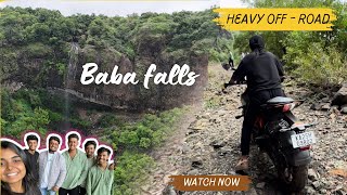 Crazy Off-Roading In Baba Falls 😨🔥 |#karnataka #kannada #motovlog #maharashtra #dharwad #fyp |