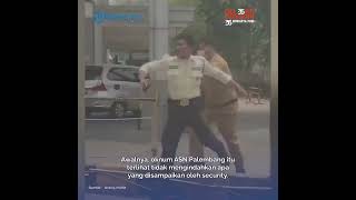 Oknum ASN Adu Mulut Sama Security Di Palembang