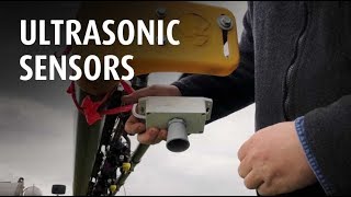 Testing SP booms with ultrasonic height sensors