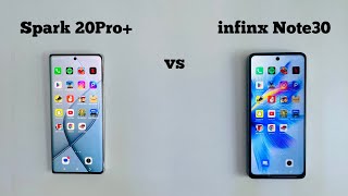 infinix Note 30 vs Tecno Spark 20 Pro + || Speed Test