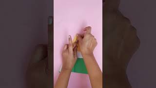 Independence day Tricolor paper plane 🇮🇳🇮🇳 easy craft #shorts#papercraft#plane#independenceday#diy