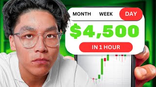 I Made $4500 in 1 Hour Live Trading (Simple Strategy)