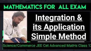 lec 7 Integration & its Application science& commerce NEET JEE advanced Class 12 ark sir