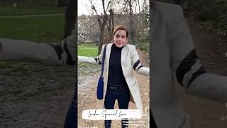 Emma Watson befriending massive squirrel in London (Part 2)