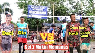 Semakin memanas setelah Deri mahda masuk di set ke 2 melawan lurah gaul dan Rudi pon voli pantai!!