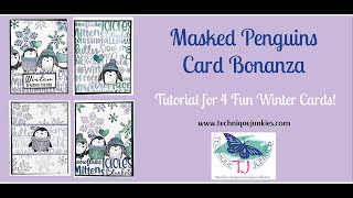 Masked Penguins Card Bonanza   Technique Junkies