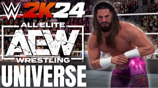 Seth Rollins Invades AEW in WWE2k24...