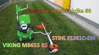 Viking MB655 + Stihl FS361 - koszenie działki wujka #6