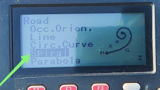 How to use Spiral KA-KE 1 (Road) function on Topcon or Sokkia Total Station?