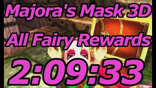 Zelda: Majora's Mask 3D All Fairy Rewards Speedrun in 2:09:33