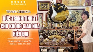 BỨC TRANH ĐỒNG TINH TẾ CHO KHÔNG GIAN NHÀ HIỆN ĐẠI I TRANH ĐỒNG CAO CẤP