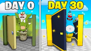 Roblox Oggy Make Public Toilet 1 Star To 5 Star With Jack