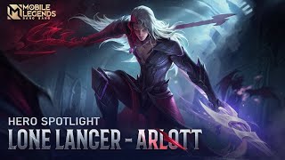 Hero Spotlight | Arlott | Lone Lancer | Mobile Legends: Bang Bang #mobilelegend