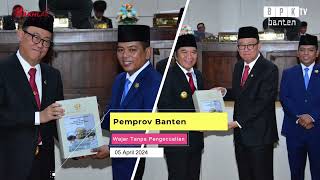 Penyerahan LHP LKPD Tahun 2023 di BPK Perwakilan Provinsi Banten