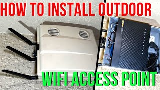 How to Install WiFi Router Outside Patio in Weatherproof Enclosure with Fans