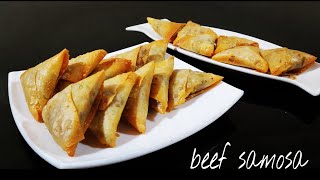 Beef samosa ( ബീഫ് സമൂസ) Ramadanspecialsnacks#malayalamrecipie #khairoozfoodcyyutubechannel