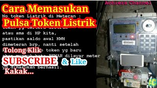 CARA MEMEMASUKAN NO TOKEN LISTRIK PRA BAYAR