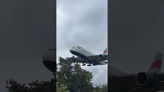 BRITISH AIRWAYS Los Angelis to London #a380  #shorts#britishairways #landing