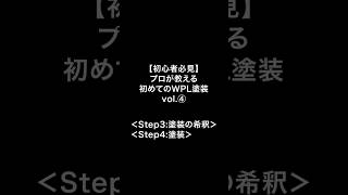 [初心者必見]プロが教える初めてのWPL塗装④