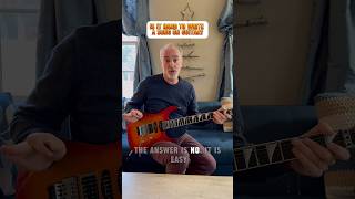 An easy way to write a song on guitar  #guitar #beginnerguitar #guitarlesson