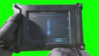 COD Cruise Missile Killstreak Green Screen