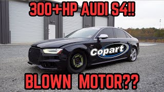 GOOD or BAD Deal? $3K Copart Audi S4 With 140k Miles AND Manual Transmission! Blown Motor?!