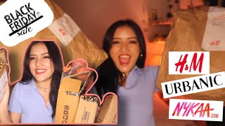 Black Friday sale try on haul || Nykaa, h&m, Urbanic )