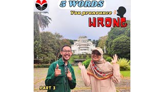 5 Words You Pronounce Wrong🗣️❌ #englishwords