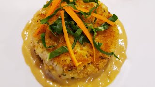 Spicy, savory crab cake #shorts #youtubeshorts #ytshorts #seafood