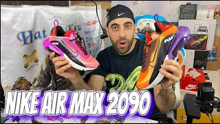 Nike Air Max 2090 Color Comparison .Pink Vs Orange .UNISEX Running Sneakers Shoes