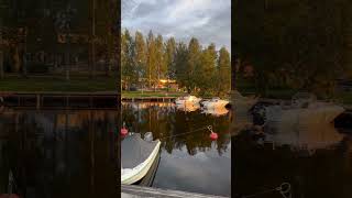 Iisalmi harbor view. Finland. Satama. Soumi.