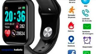 Relogio Inteligente Smartwatch D20 Bluetooth Preto - Concise Fashion Style