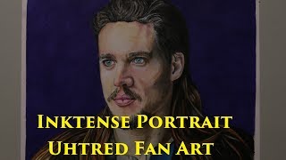 Inktense Portrait - Uhtred Drawing, Last Kingdom Fan Art