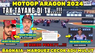 BRUTAL🔴RACE MOTOGP ARAGON 2024, BERITA MOTOGP HARI INI,MOTOGP HARI INI, MARC MARQUEZ BAGNAIA ALEX