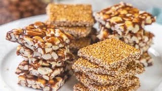 2 way chikki recipe ||Gram( chanay) & Til chikki || Gur & sugar chikki recipe || Taste the best