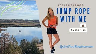 6 Lakes Jump Rope Workout with 4mm Dope Ropes PVC and weighted HereRopes 1/4 and 1/2-Pounds