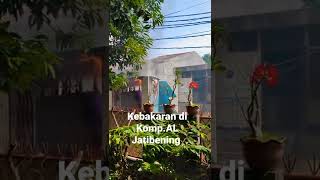 kebakaran di daerah Komplek AL Jatibening Indah Pondok Gede #Kebakaran#Konslet#Bekasi#InfoBekasi#PLN