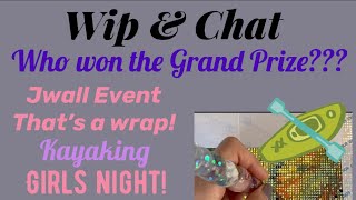 Diamond Painting Wip & Chat - Grand Prize Winner Revealed! Vacation has been awesome 💕