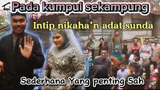 Heboh pada kumpul sekampung intip pernikahan adat sunda@putragarut3320