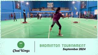 Women's Singles Match 8 | Chai Kings 3rd Badminton Tournament | #chennai