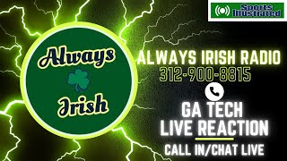 Notre Dame Call In/Chat LIVE☘️Irish Wreck Tech/ CFP Chase Alive