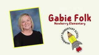 Gabie Folk - Newberry Elementary Teacher of the Year